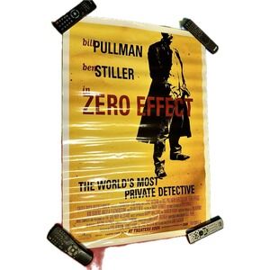 Zero Effect 1997‎ Original Movie Poster 27x40 Ben Stiller Bill Pullman